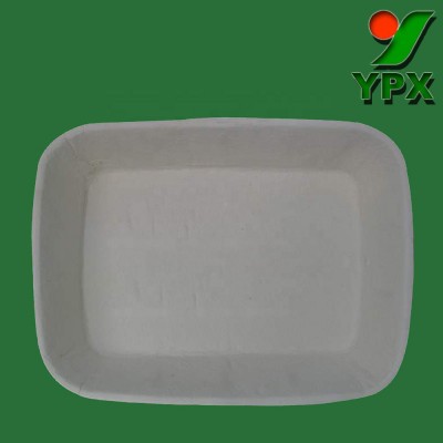 100% Biodegradable customized paper pulp disposable waterproof hygiene molded pulp hospital kidney tray by sugarcane fiber