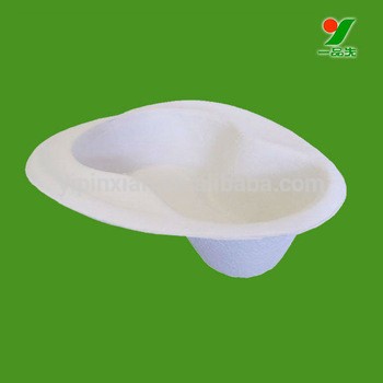 Biodegradable recyclable harmless waterproof bedpan liner