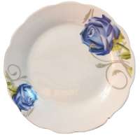 Hot sale elegant design fine porcelain cut edge dinner plates & dishes made in China;Dinner Set